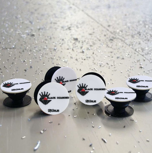 oh, Wanted Studio Phone Grip - Black Diamond, 41mm Diameter